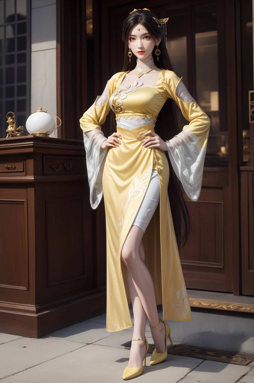 国漫ai壁纸:金瓶儿4K超清电脑桌面壁纸