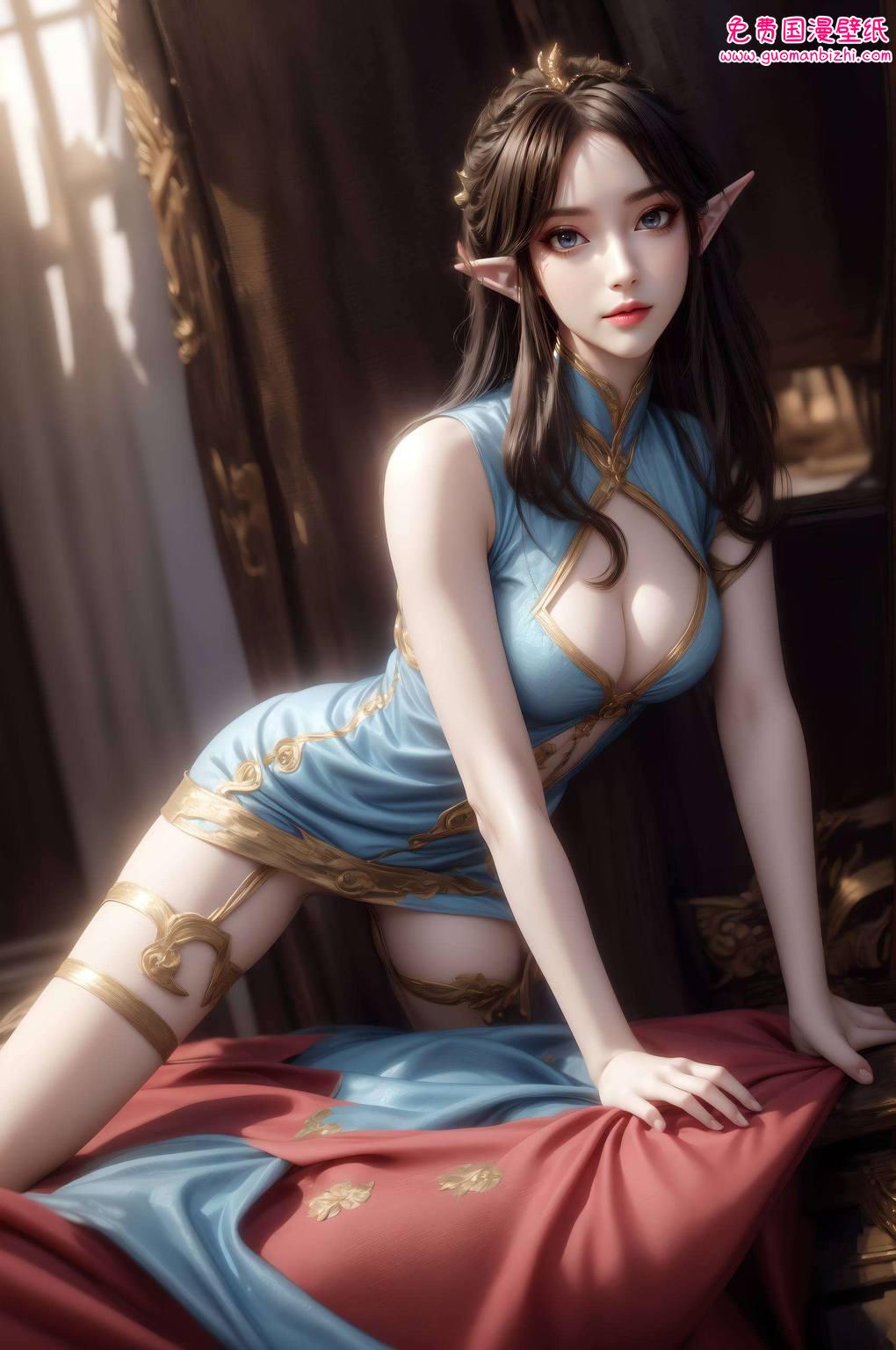 紫色精细角色平板桌面图片：探究凤清儿壁纸在哪一集