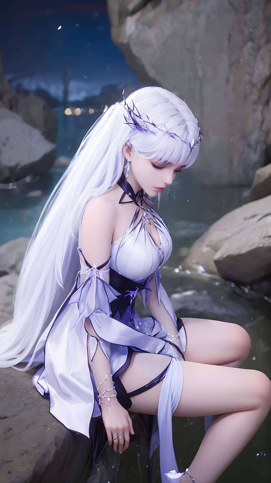 AI角色AIGC护眼壁纸——平板最美壁纸·圣采儿无面纱精选集 AI角色AIGC护眼壁纸——平板最美壁纸·圣采儿无面纱精选集