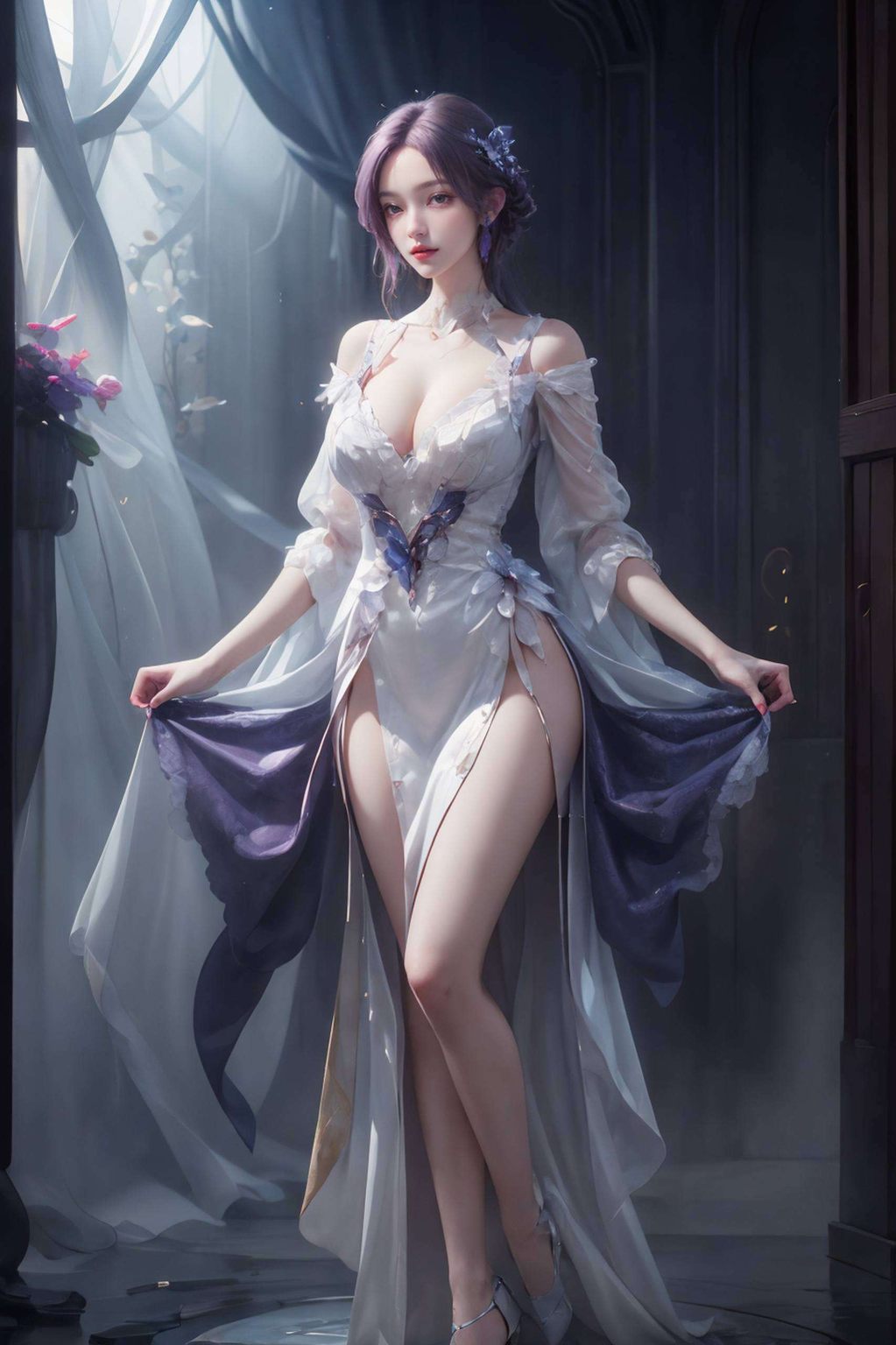 云曦长发禁欲风，静态免费壁纸包，平板桌面美学呈现