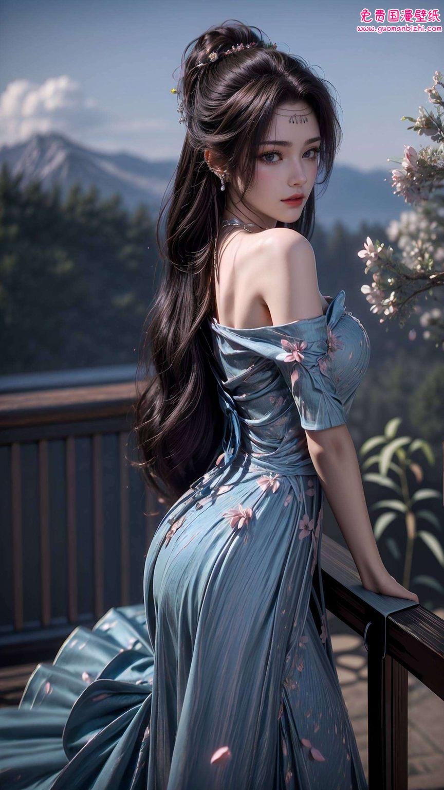 AI生成图片：极简壁纸·云韵高清，平板背景图片精选集