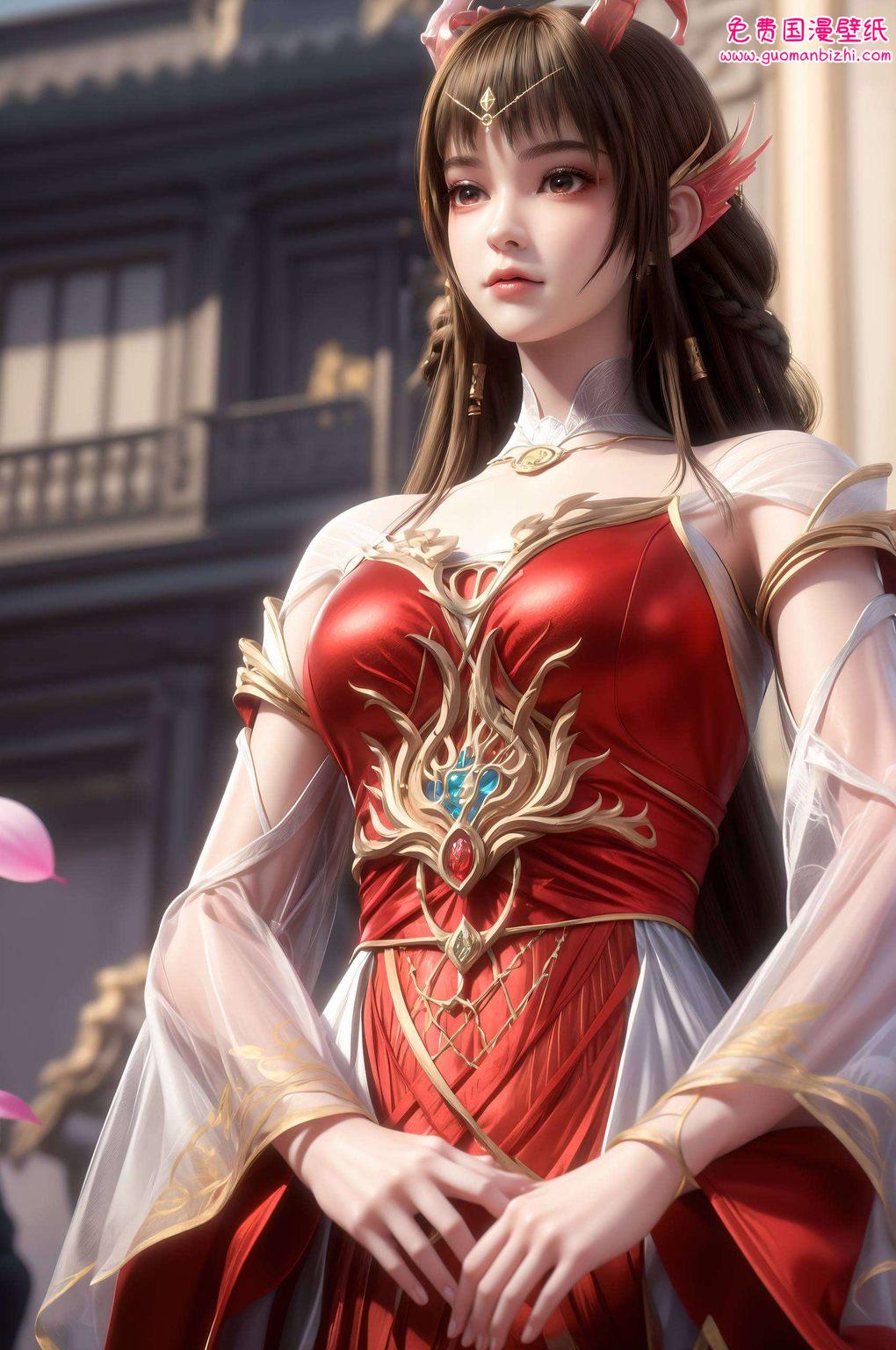 AI创造AIGC二次元壁纸，云落风起手机桌面壁纸集