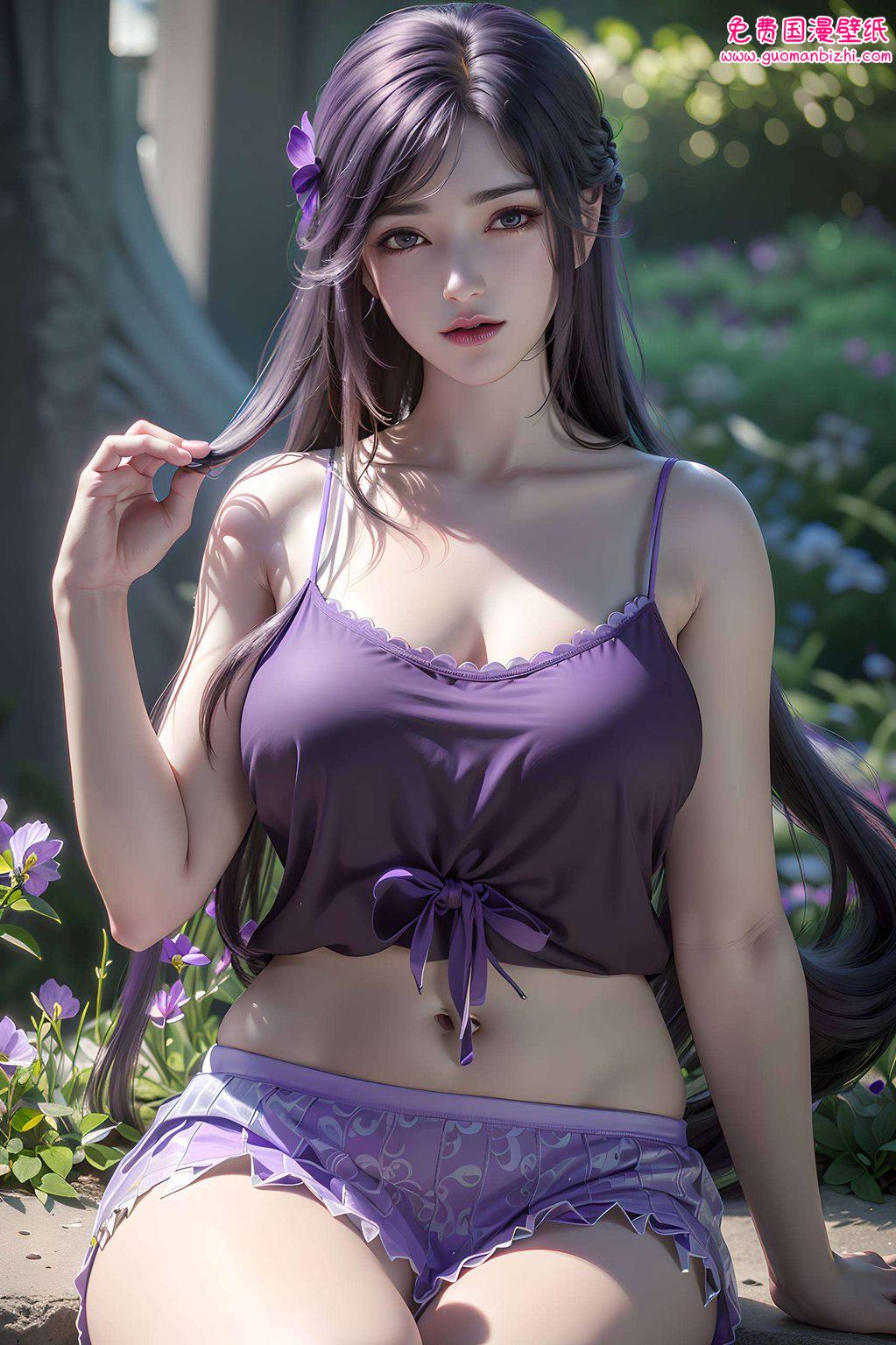 云曦石昊上界相认：AI素材二次元壁纸，平板背景图片精选集