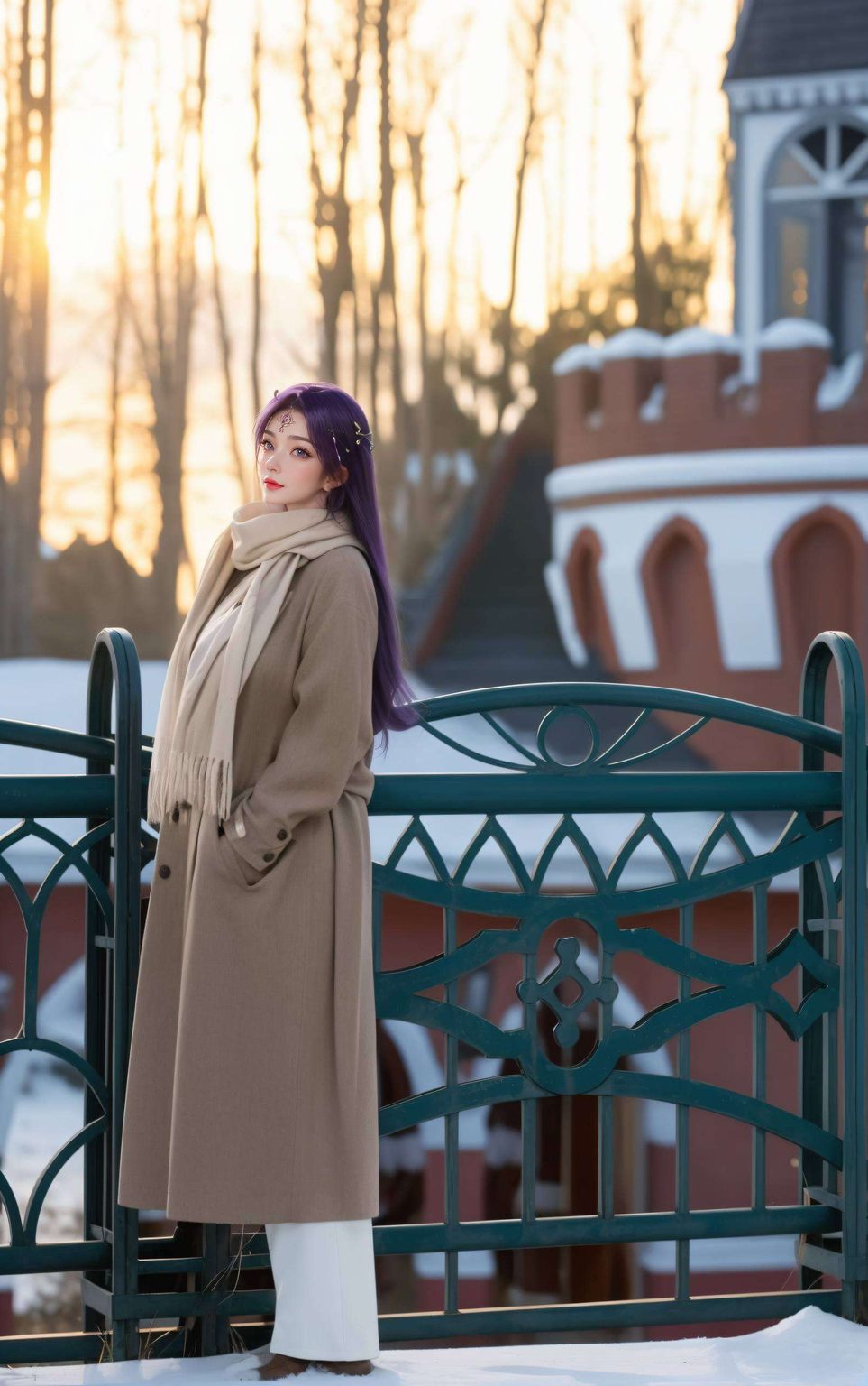 AI参考动漫壁纸，云曦风格苹果桌面主题，完美世界一瞥