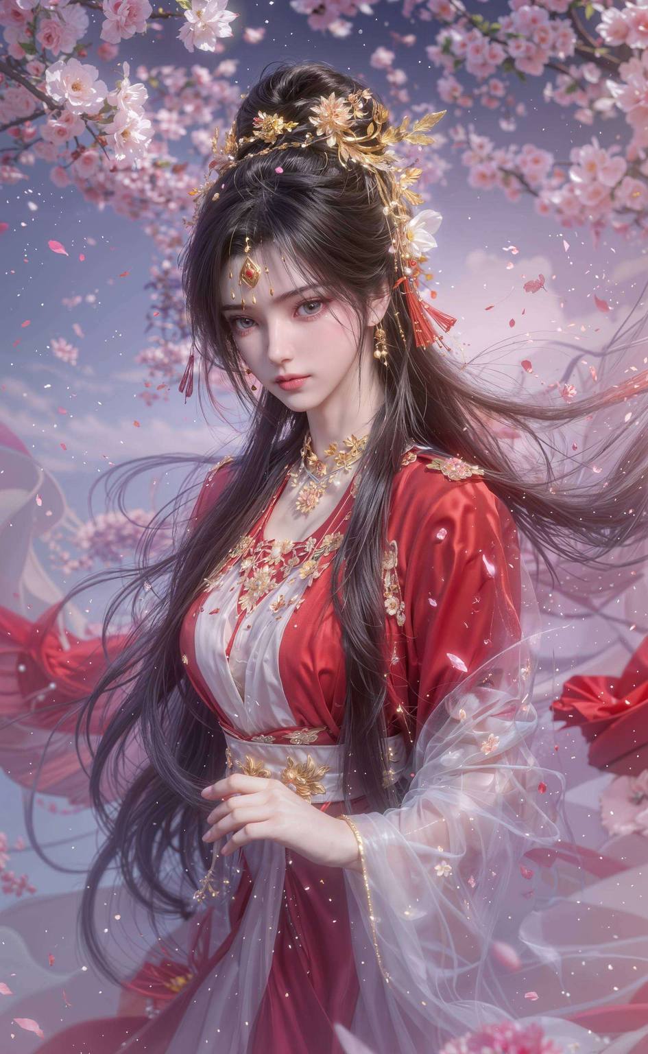 AI素材AIGC游戏壁纸平板墙纸：李慕王林婉高清壁纸4K全屏集锦