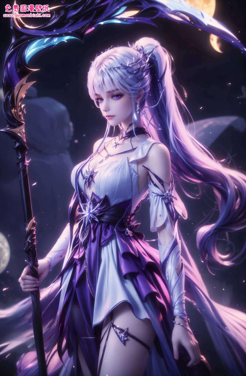 圣采儿落泪动漫壁纸高清：AI图片与二次元壁纸，Win10潮图壁纸集锦。