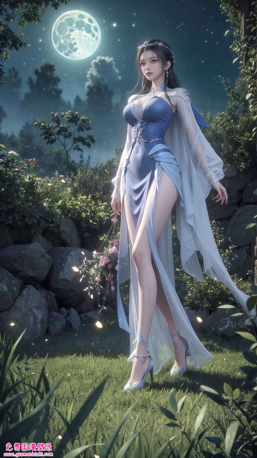 李慕婉电脑高清壁纸：AI参考二次元与iPad壁纸精选集