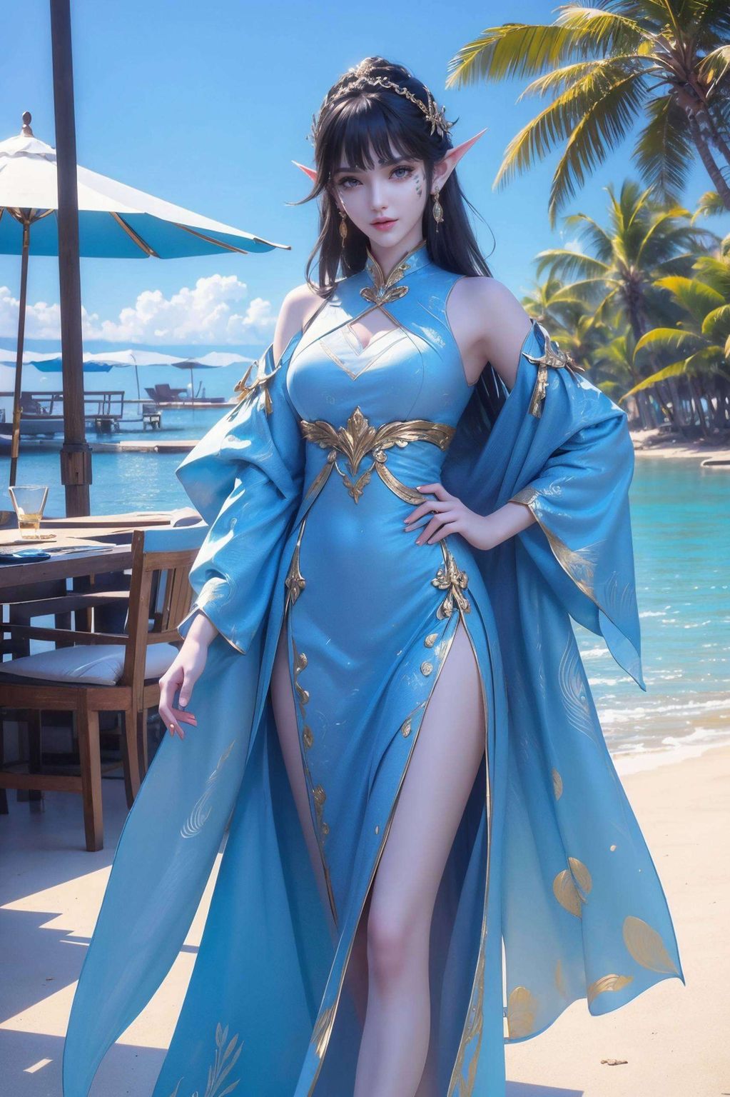 凤清儿抬头,AI图例AIGC免费壁纸合集,PC艺术壁纸精选集 凤清儿抬头,AI图例AIGC免费壁纸合集,PC艺术壁纸精选集