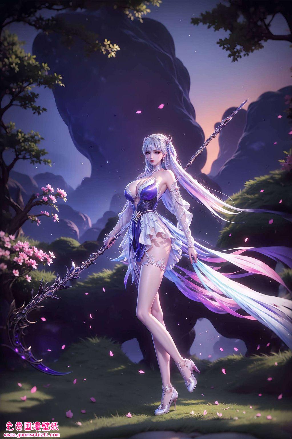 圣采儿AI生成手机动态壁纸，免费分享可爱电脑壁纸盛宴