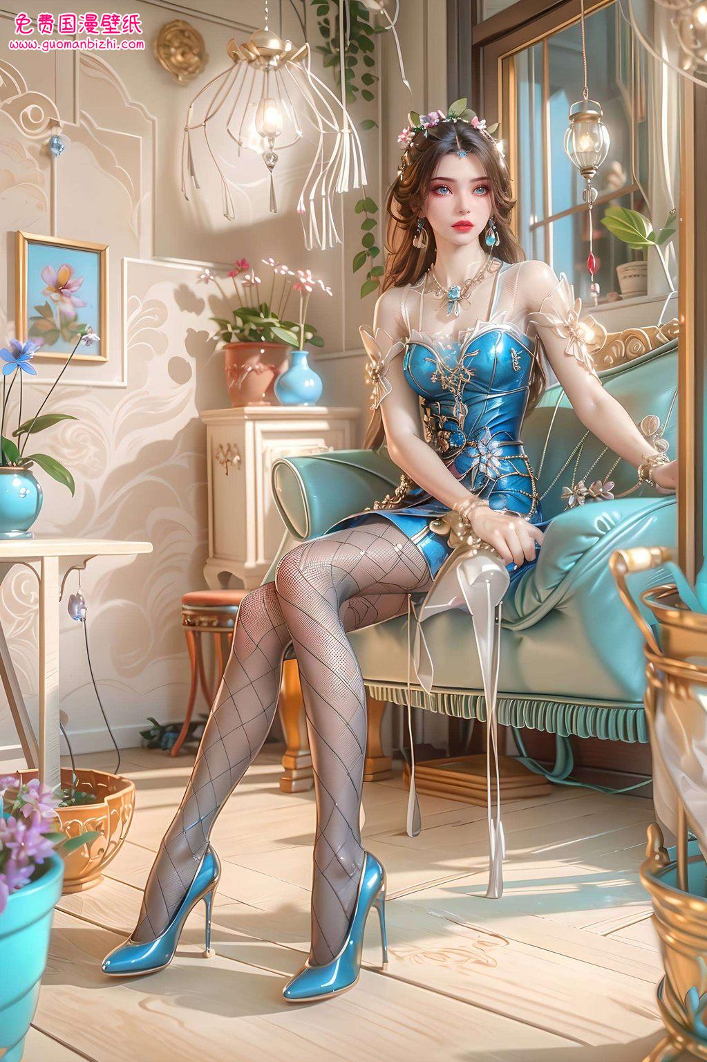 李慕婉官方AI范例壁纸集：免费下载1920×1080平板高清壁纸