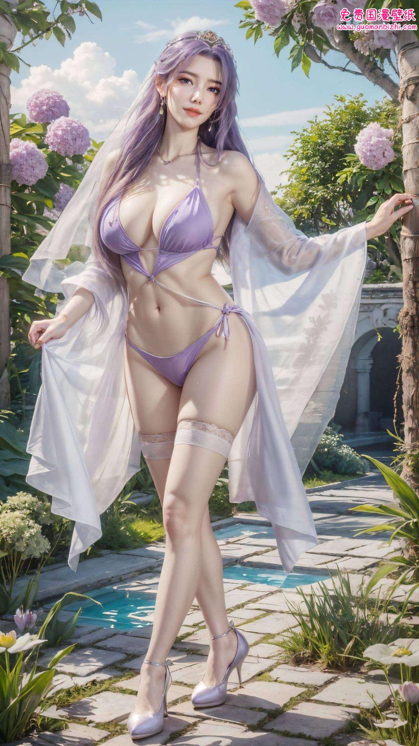 师兄啊师兄云霄高清壁纸无遮挡五官，AI生成壁纸AIGC免费壁纸秀，Win10壁纸粉色呈现。