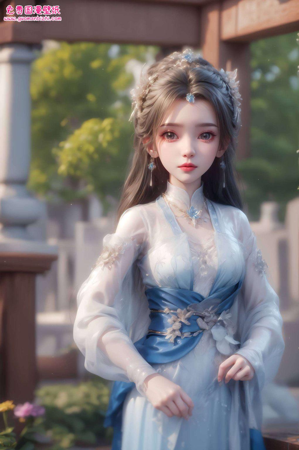 AIGC素材精细角色，古香古色win10壁纸，李慕婉笔记本壁纸精选集