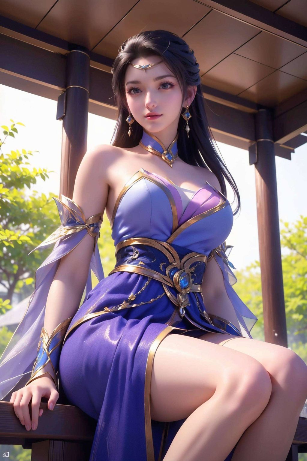 仙武传楚灵玉第二季：AI素材壁纸，完美像素，PC古香古色建模集锦