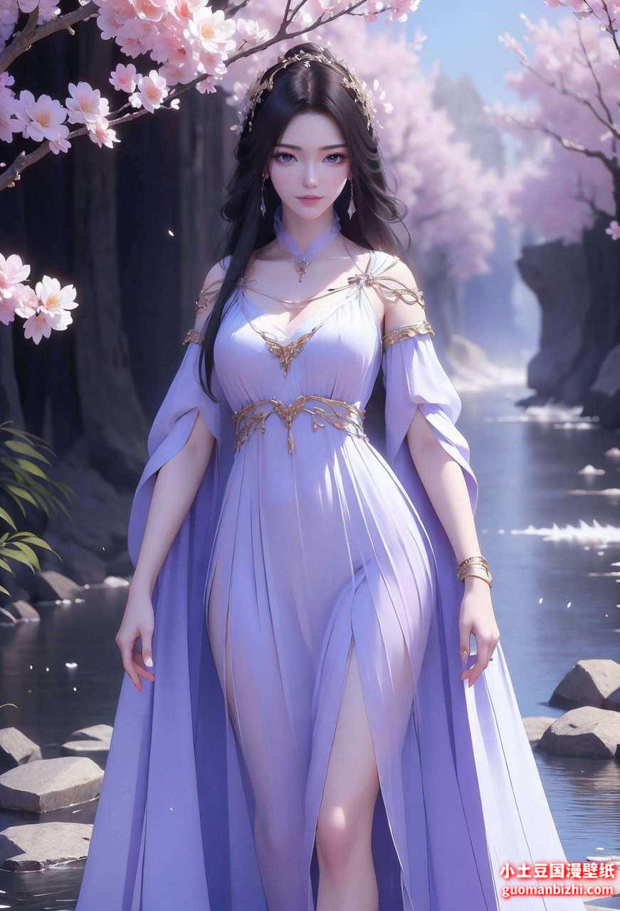 紫灵旧建模壁纸：超高清二次元唯美手机壁纸精选