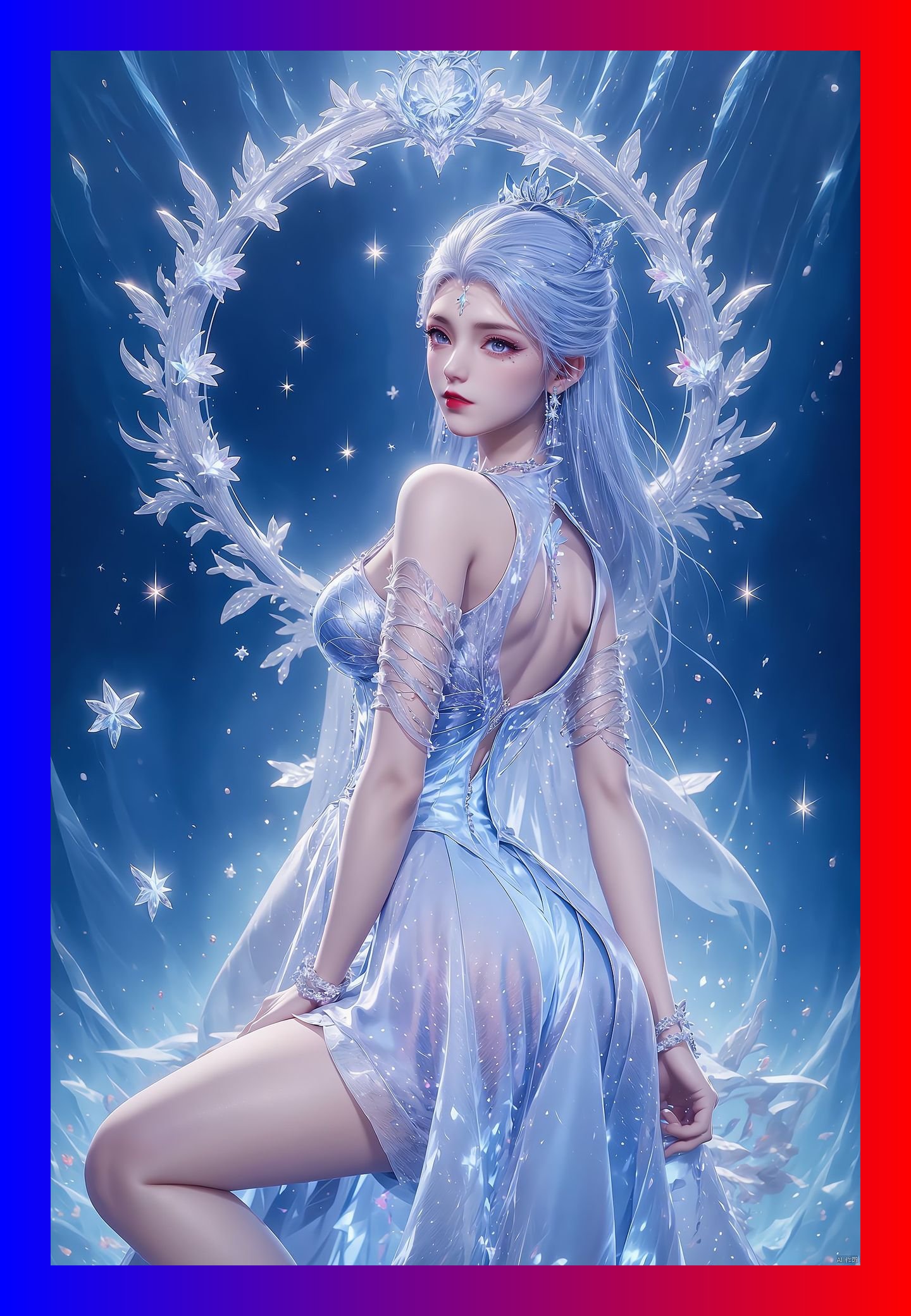 精致ai桌布绝世唐门雪女高清4k壁纸下载