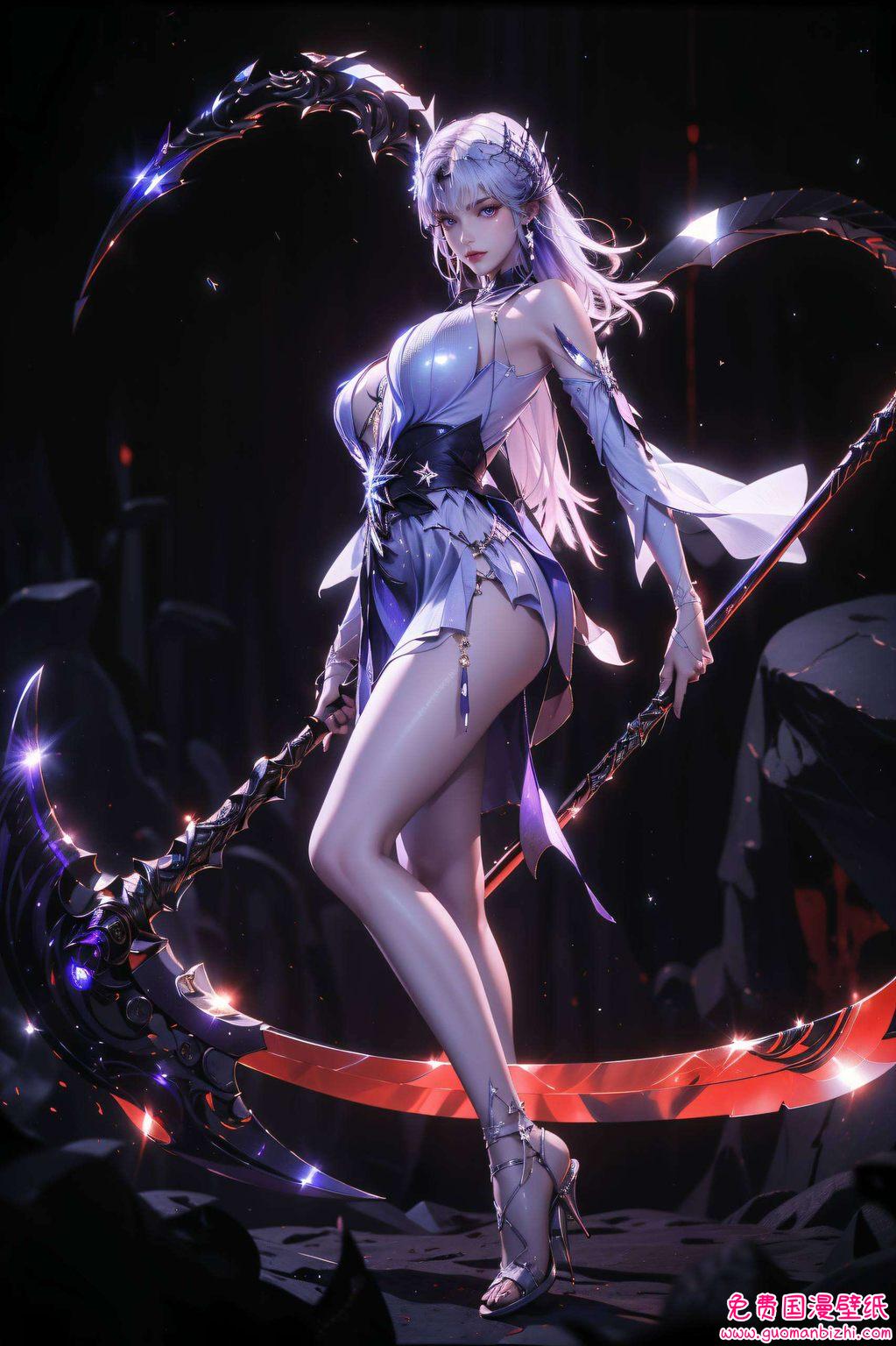 龙皓晨圣采儿AI创造开门壁纸，免费IPAD桌面圣光壁纸包