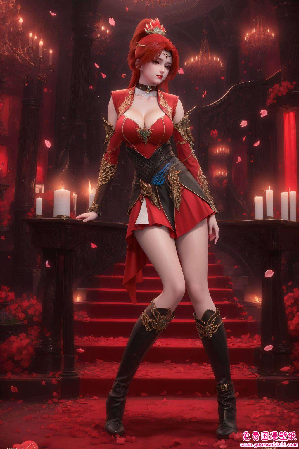 唐火儿AI绘画高清换装壁纸：游戏风、Win10专享、ins潮流必备