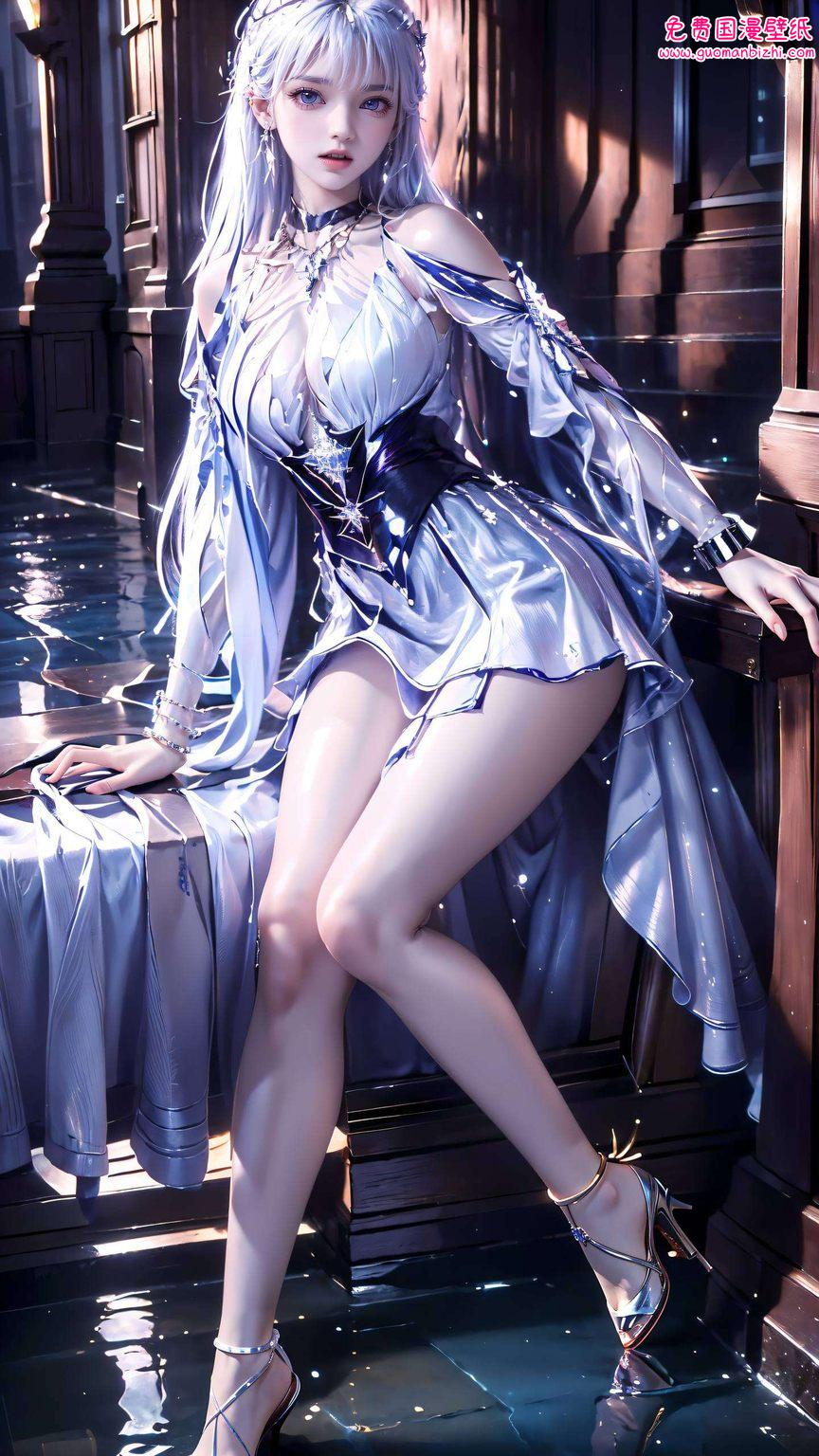 圣采儿AI创作壁纸集——免费分享，图文并茂的Win10桌面图片壁纸