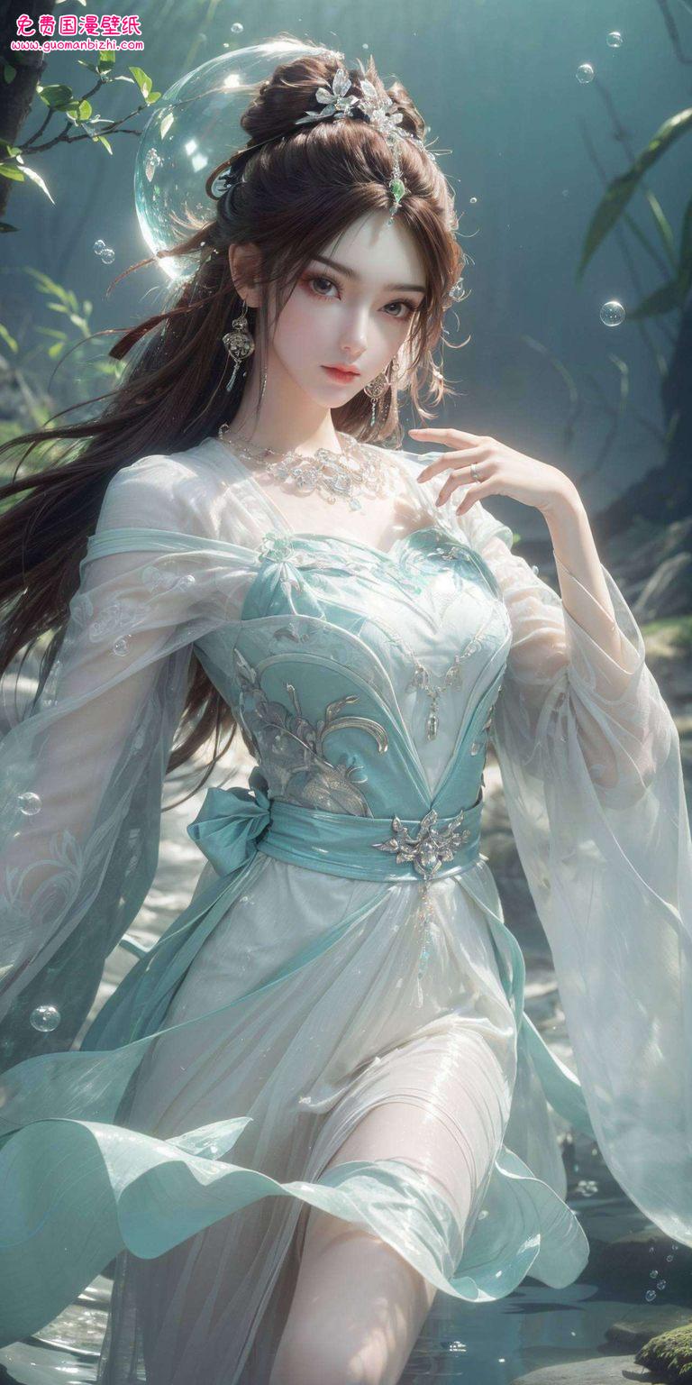 叶倾仙AI图片参考，护眼壁纸，折叠屏PC桌面图片精选集