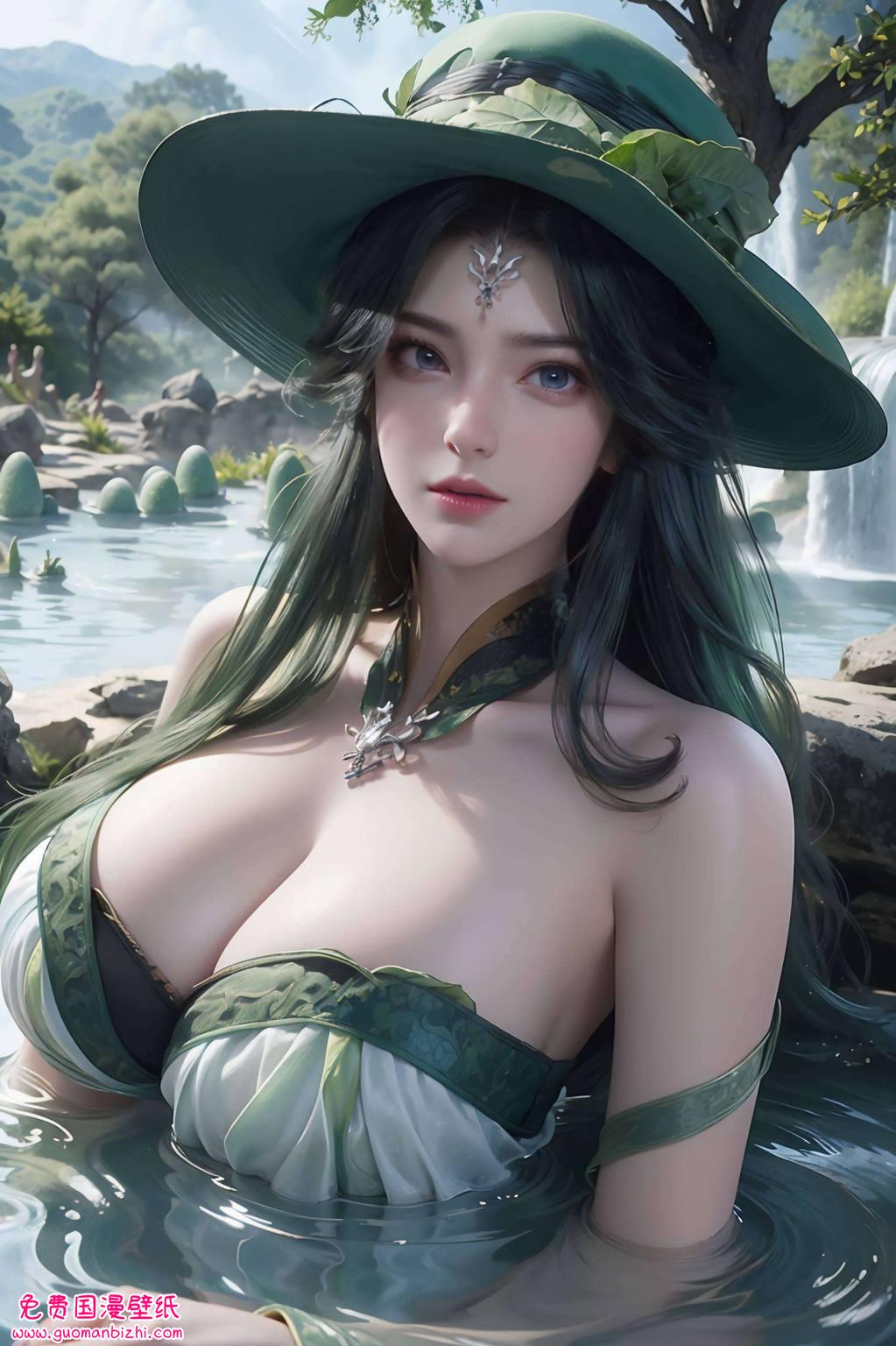 AI图片模型精选，二次元壁纸仙逆周紫虹，Win10壁纸桌面美学呈现