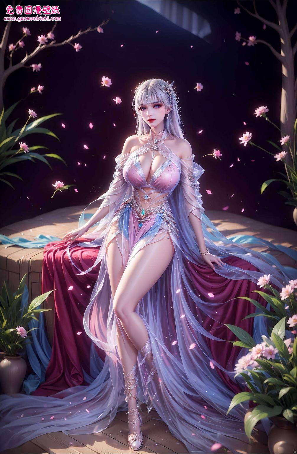 AI图片模型精细渲染，圣采儿壁纸37集角色PC锁屏高清壁纸集