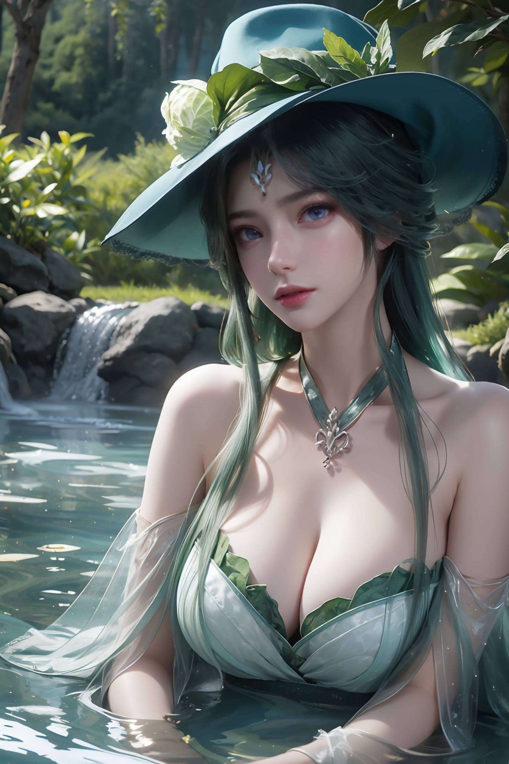 AI生成二次元壁纸集——周紫虹iPad唯美手机壁纸精选