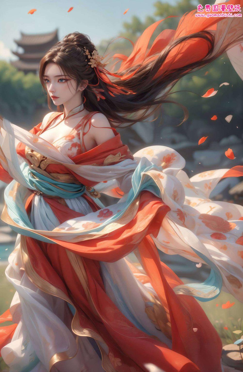 元龙蔷薇挺胸壁纸：AI角色动漫与苹果古风漫画壁纸集锦