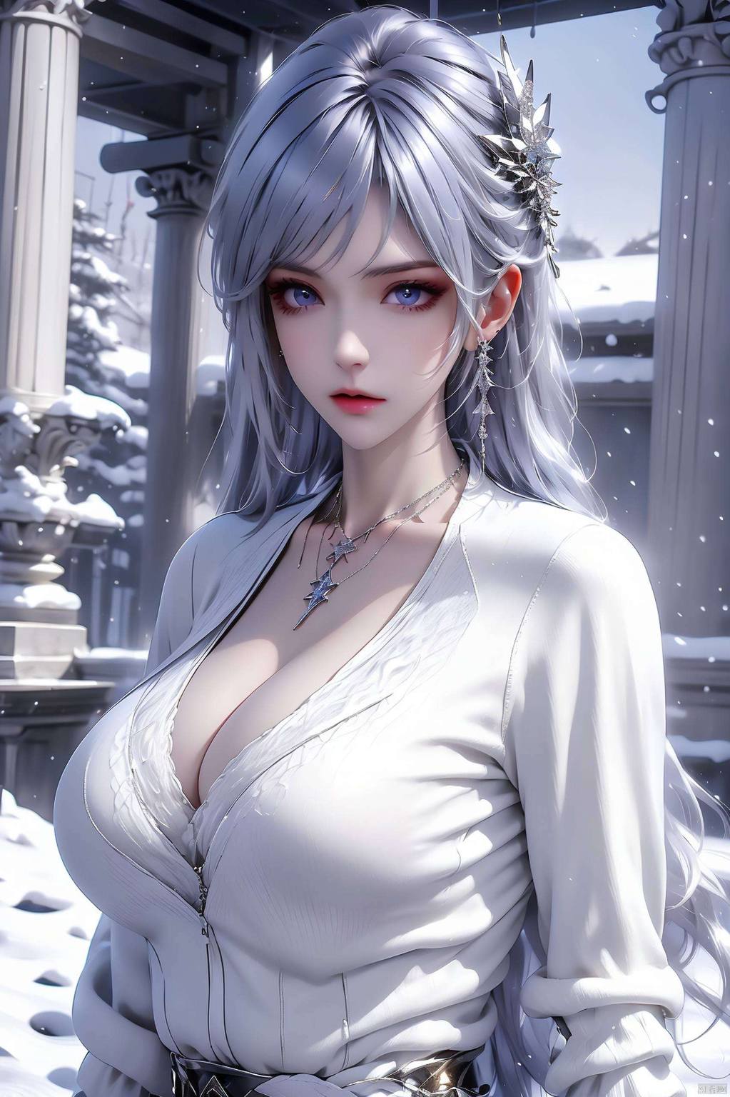 小舞圣采儿图片壁纸高清：AI动漫人物壁纸，动漫壁纸，电脑桌面装饰图集锦