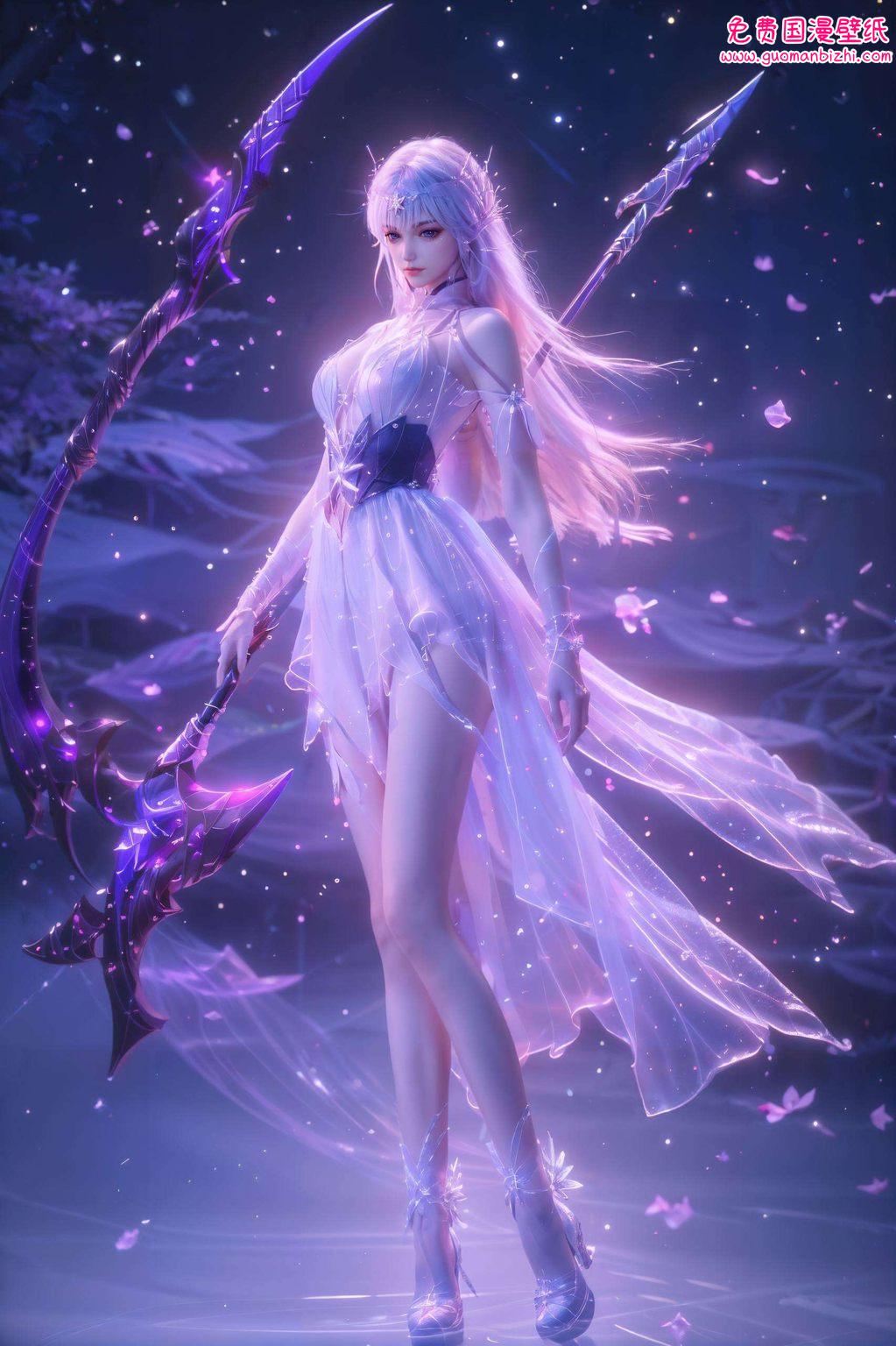 AI素材AIGC免费壁纸包：动漫圣采儿pcins风高清壁纸图集