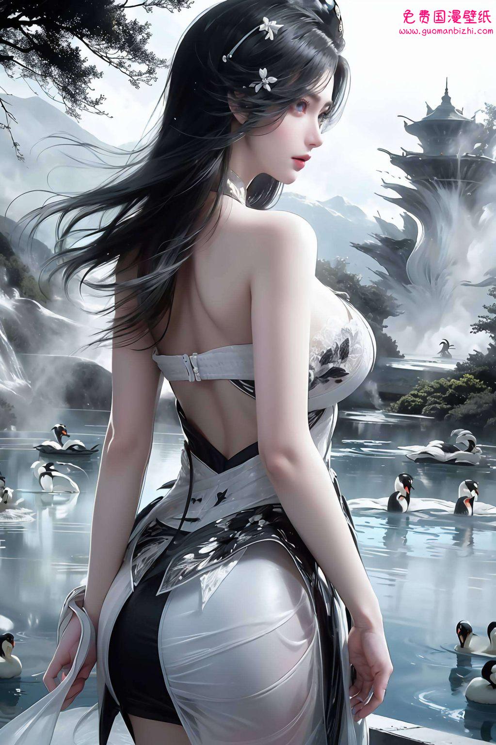 仙逆周紫虹朋友圈AI动漫人物壁纸，游戏风PC炫彩壁纸集锦