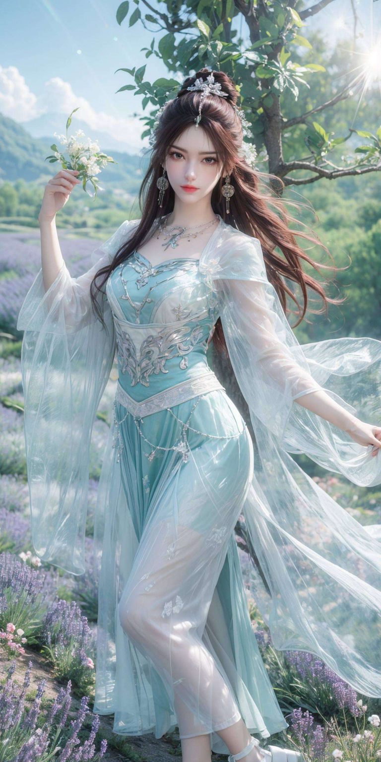 叶倾仙高清壁纸大图：AI生成与极简苹果动画壁纸集锦