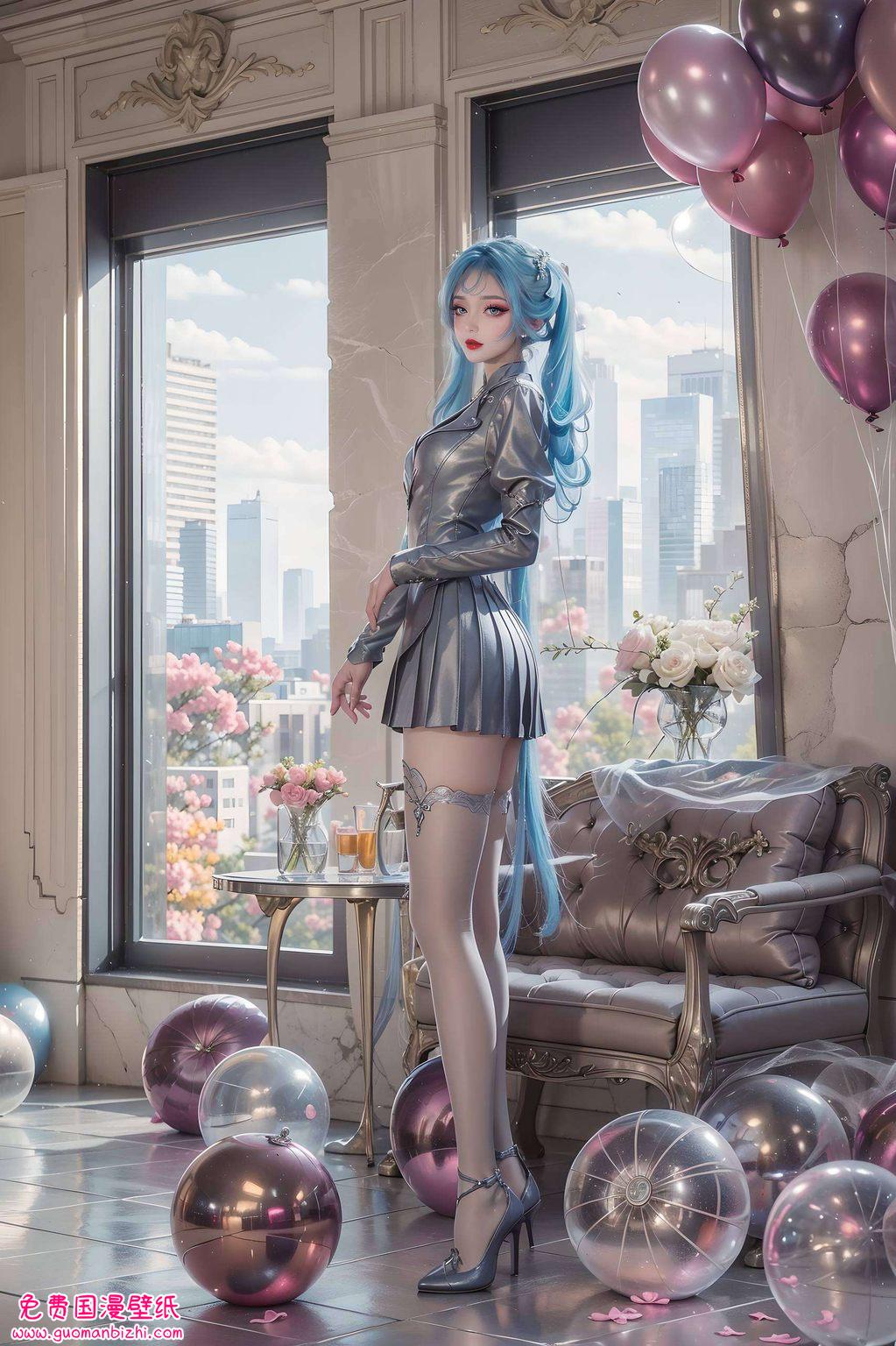 唐舞桐动漫版AI角色护眼壁纸，iPhone桌面壁纸精选集