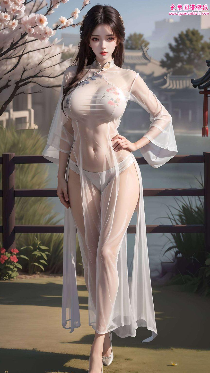 歌手云曦：唯美免费壁纸秀，古风漫画风高清Win10壁纸集