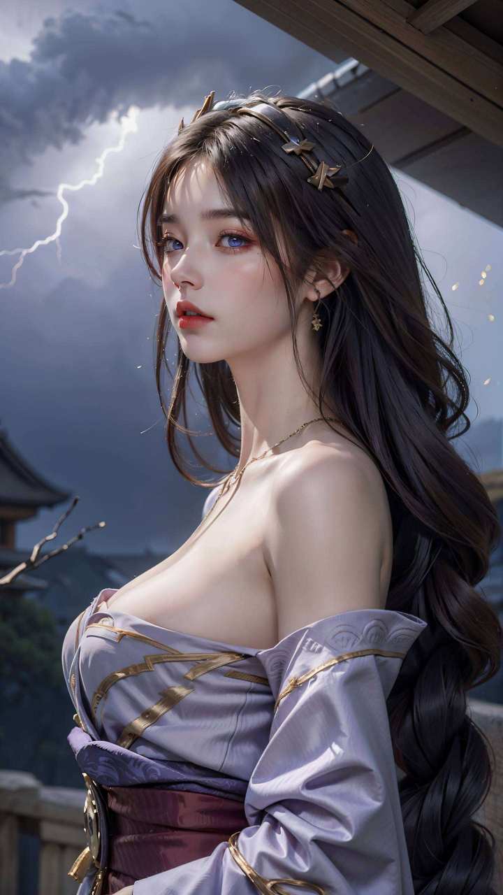 雷电将军背上纹身壁纸精选集