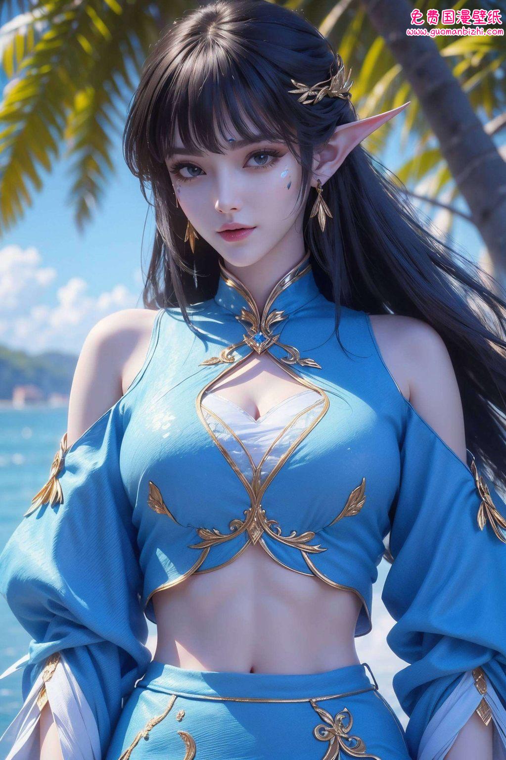 凤清儿壁纸仙气高清：AI素材免费壁纸合集，安卓墙纸视觉盛宴