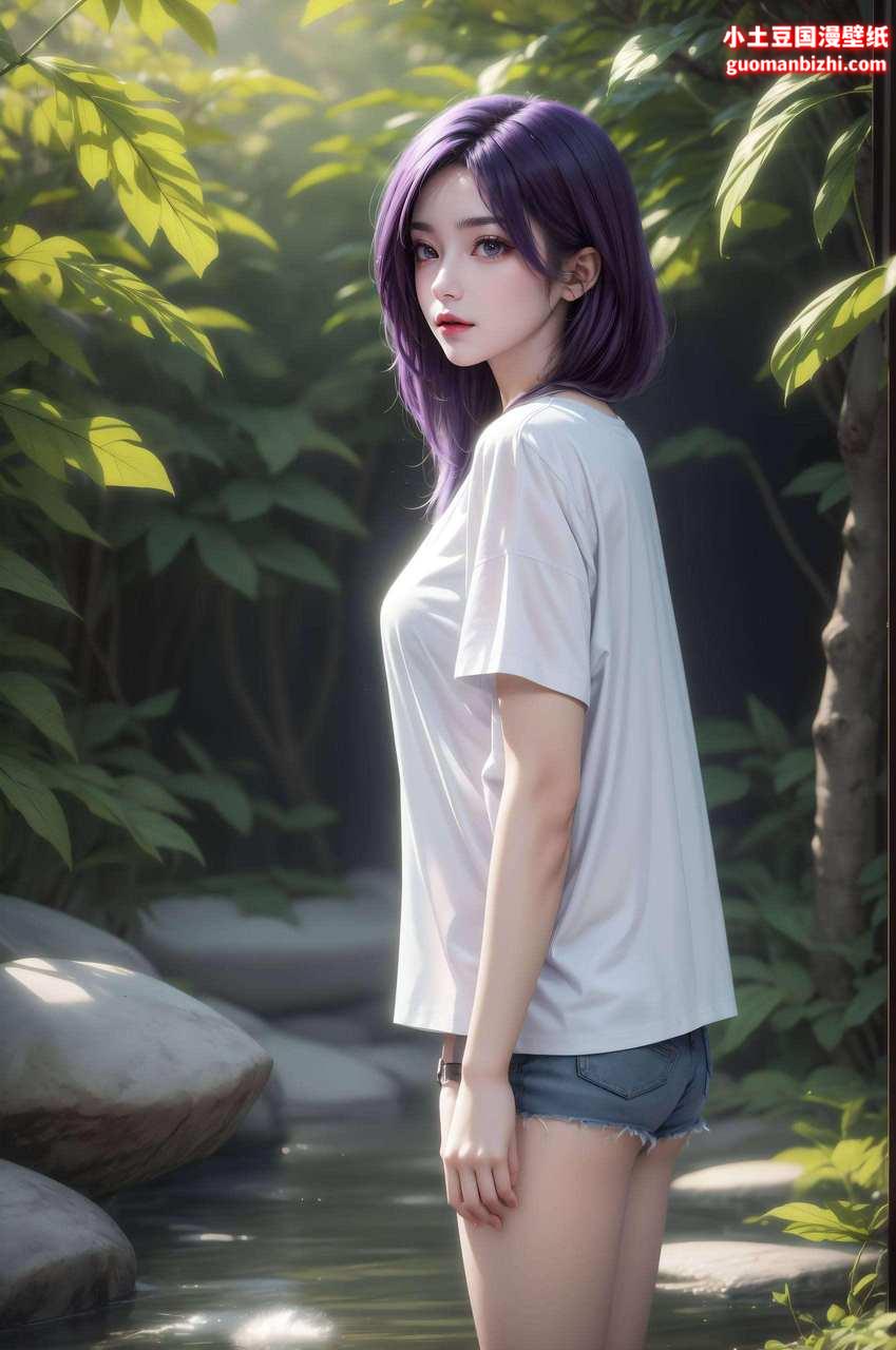 云曦正脸卡通可爱壁纸秀安卓古风漫画