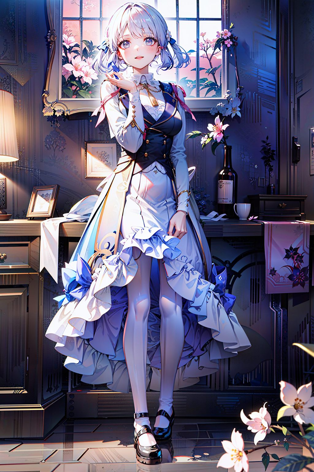 尘歌壶神里凌华：AI图片壁纸，免费下载，Win10壁纸桌面主题盛宴