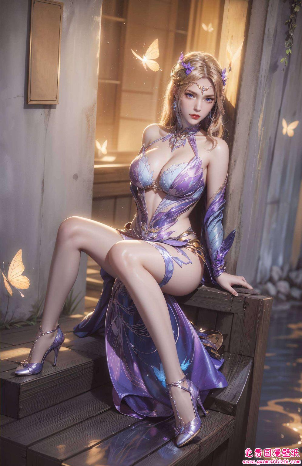 千仞雪绝美图片壁纸——AI角色免费壁纸分享，PC古风精选集