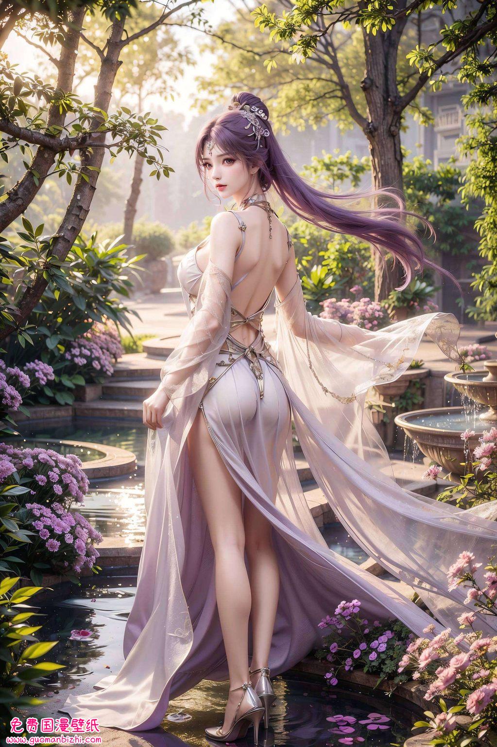 石昊云曦火灵儿：AI图片参考，粉色手机壁纸免费合集