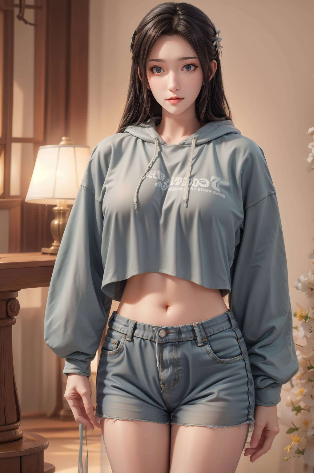 AI生成素材：动漫壁纸安卓专用，古香古色云韵超清4k竖屏图片集