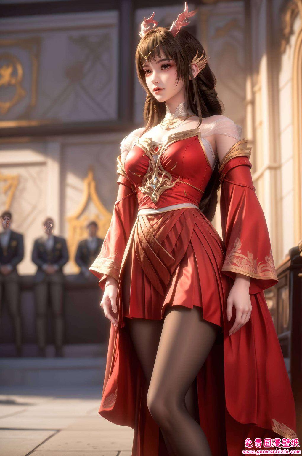 云落纯真：AI素材·游戏壁纸·Win10壁纸·可爱壁纸集锦