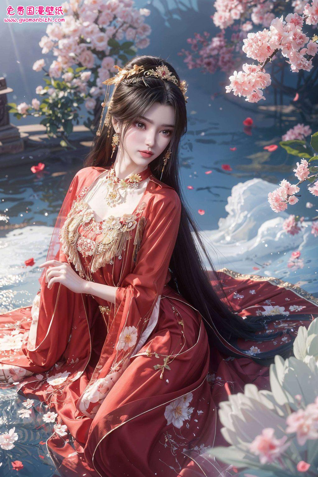 仙逆动漫李慕婉：AI图例免费壁纸下载，苹果古风美学盛宴