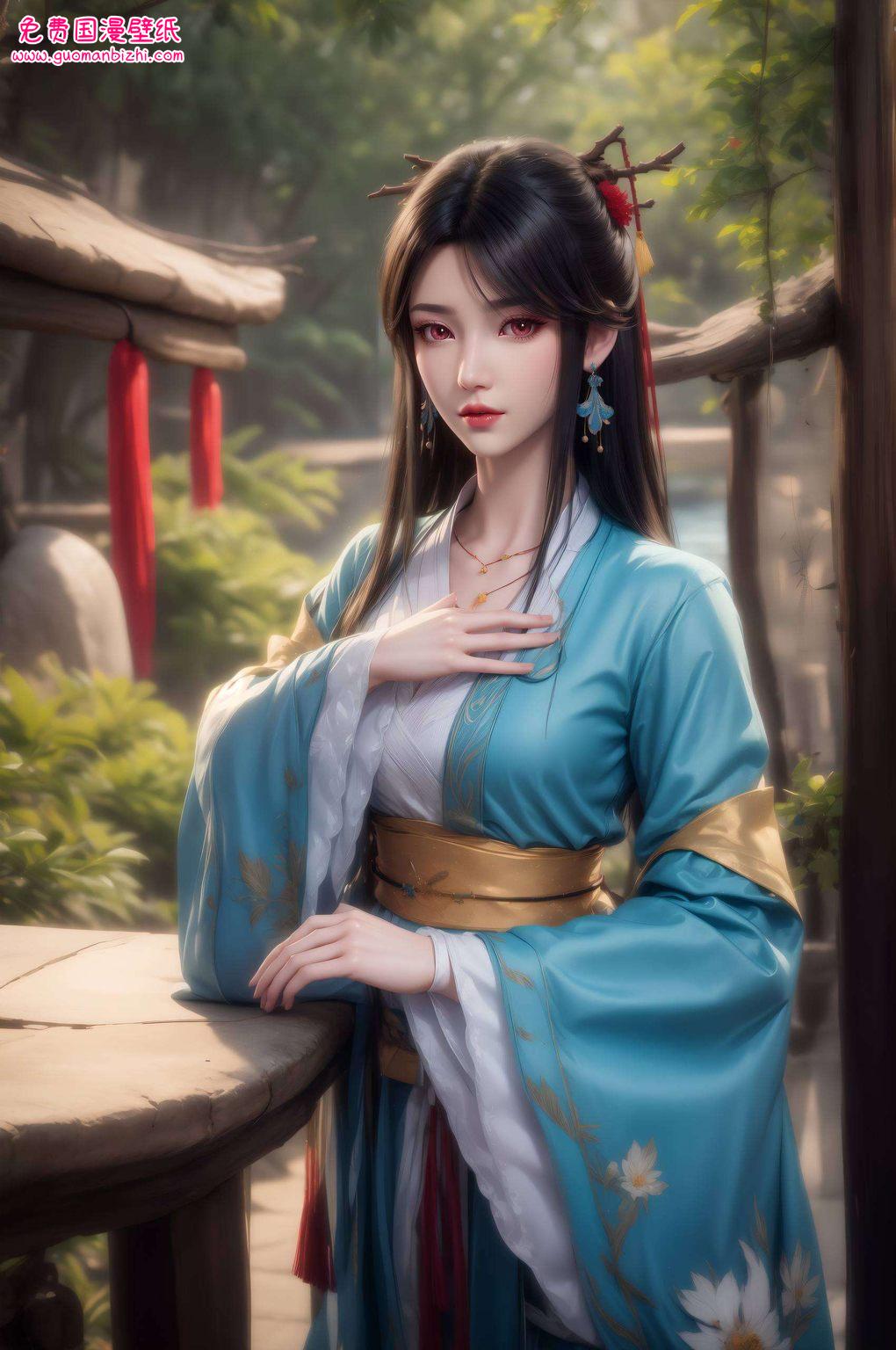 元尊夭夭AI图例，精细角色漫画壁纸，iPhone专属动态魅力