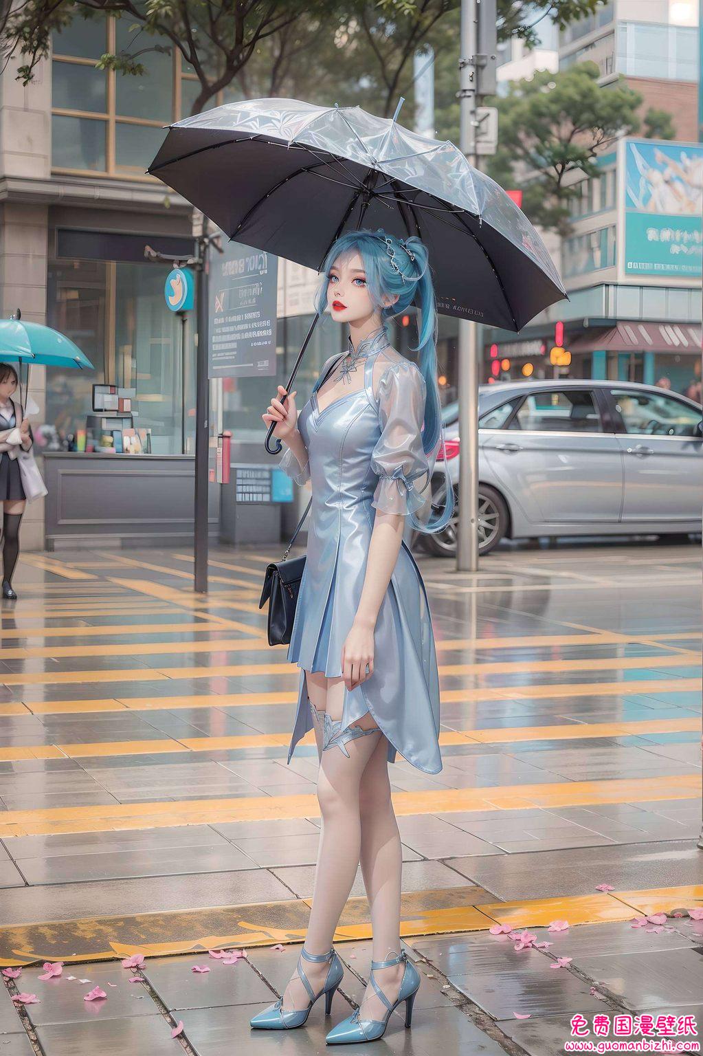 唐舞桐挺胸风采，AI图片模型免费壁纸合集，苹果漫画风格壁纸精选。