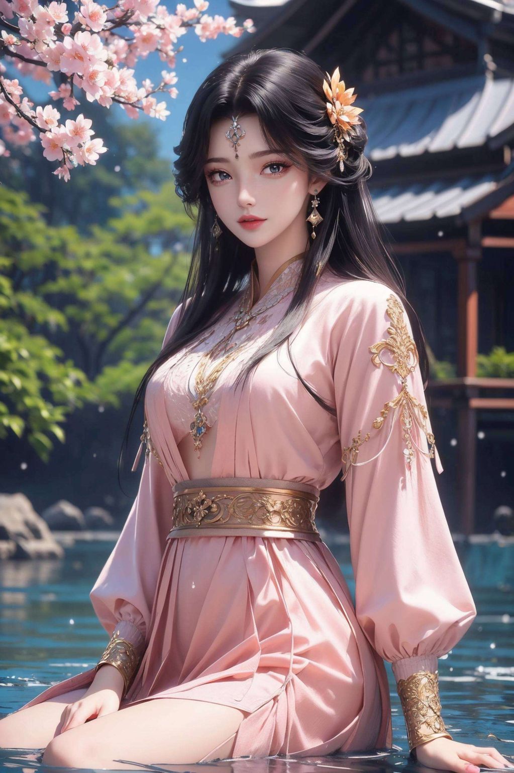 仙逆周紫虹AI范例动漫壁纸，高清竖屏电脑桌面图片精选