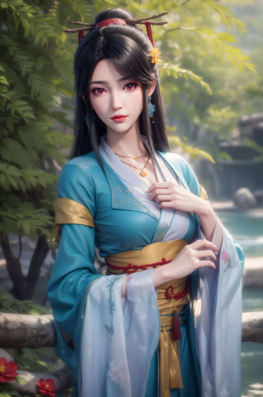 元尊夭夭与周元接吻炫彩壁纸二次元壁纸电脑墙纸