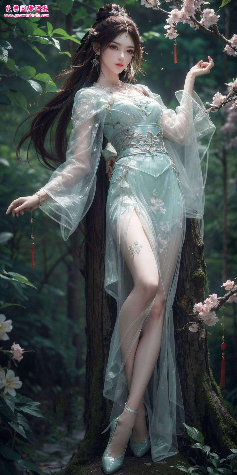 叶倾仙高清壁纸4k横——AI创作动漫壁纸，iPad古风美学呈现