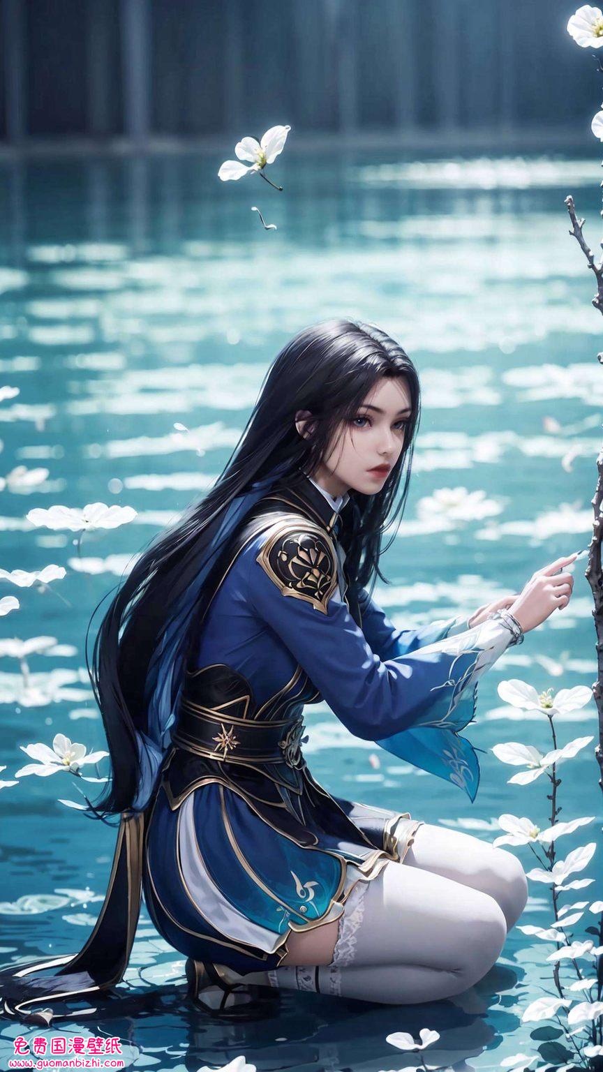 AI素材壁纸集——凌落宸全面屏古风漫画免费下载，PC壁纸盛宴