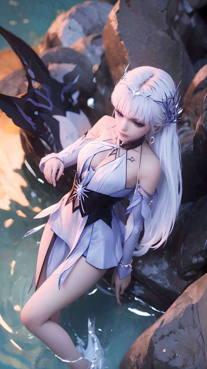 AI图例AIGC免费壁纸秀——苹果漫画壁纸圣采儿精选集