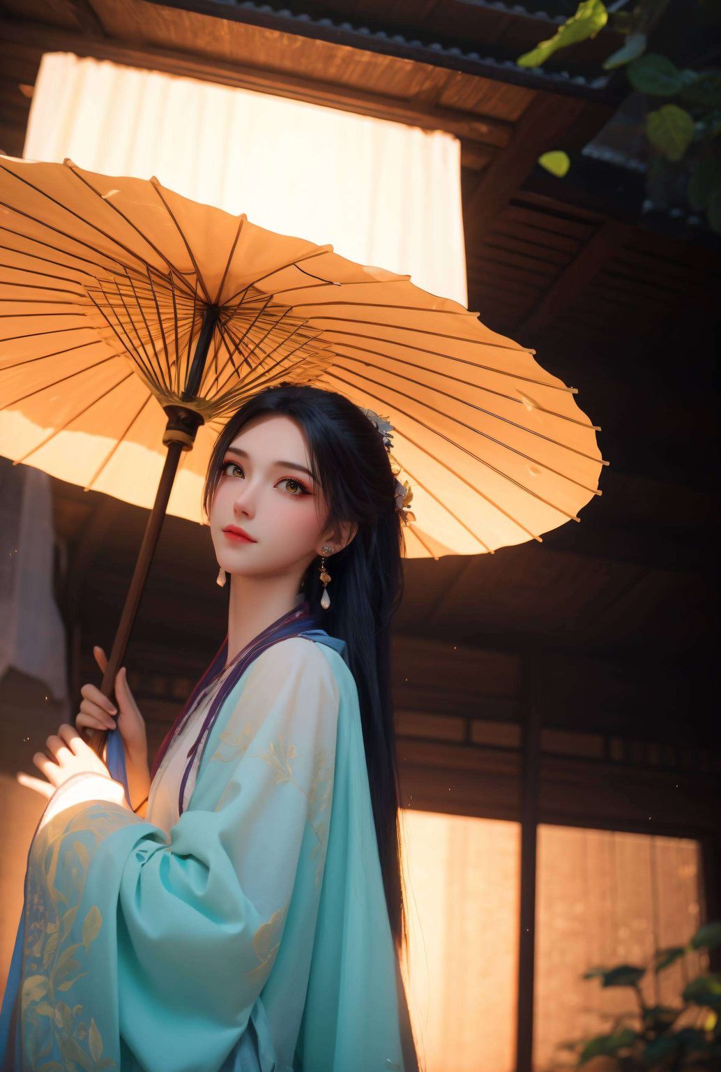 南宫夕儿电脑壁纸4k：AI生成AIGC二次元壁纸，苹果墙纸精选集